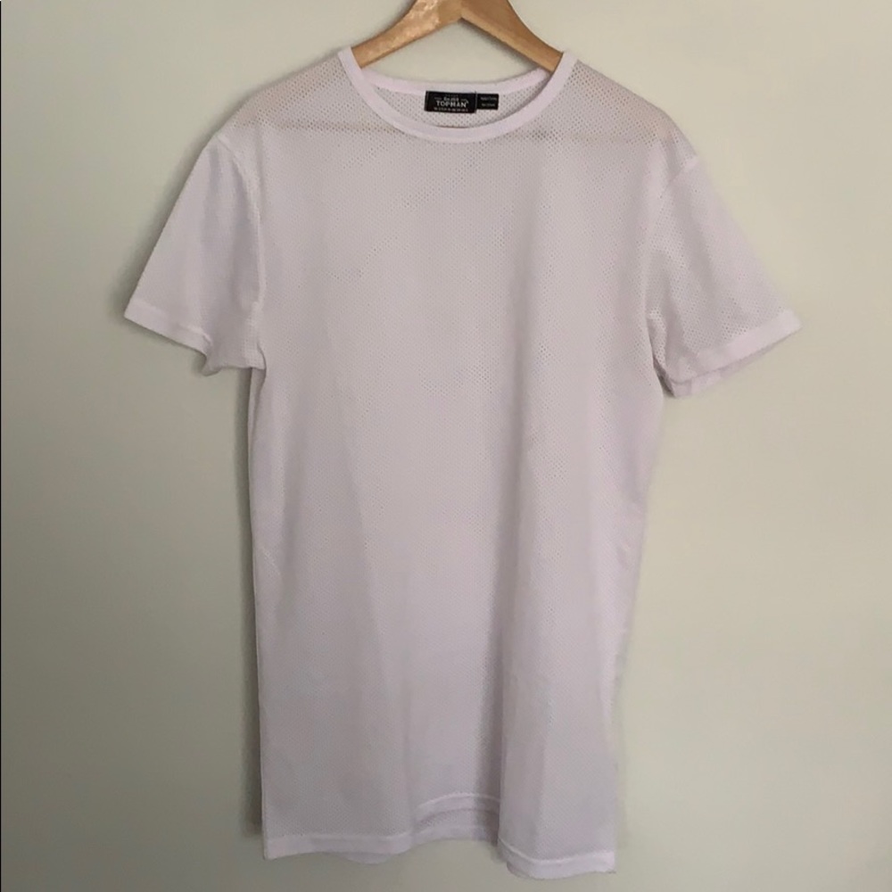 Topman mesh long T-shirt - size small